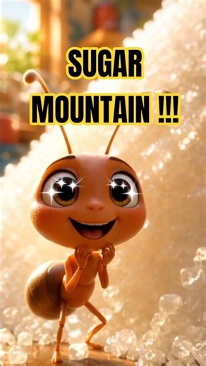 The Tiny Ant and the Mountain of Sugar 🐜🍬 | Tiny Ant’s Story | Cartoon Moral Story In Hindi