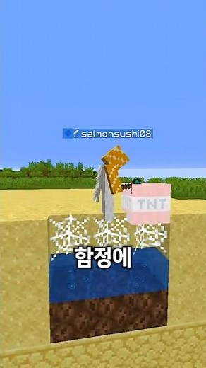 거미줄 TNT 함정에서 살아남기 #마인크래프트 #minecraft