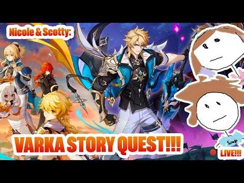 🔴LIVE! "LUNA V" UPDATE IS HERE!!!!! VARKA STORY QUEST REACTION!!!!! | Genshin Impact