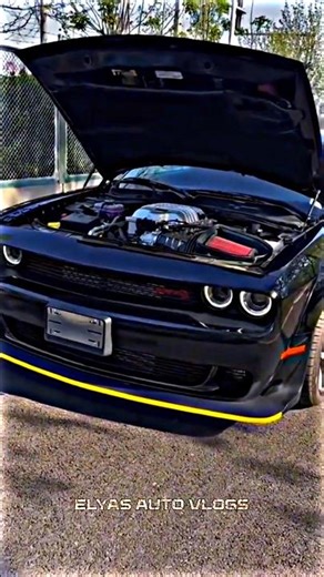 Dodge Challenger SRT Crazy Sound Ever 💀 #shortsfeed #srt