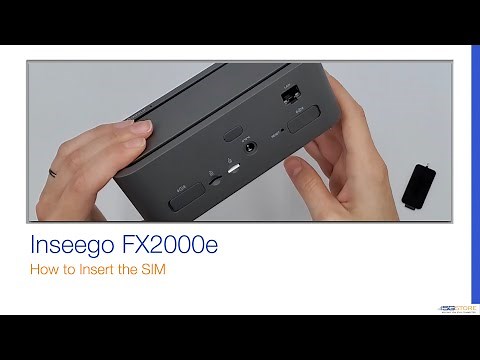 Inseego FX2000e - How to Insert the SIM