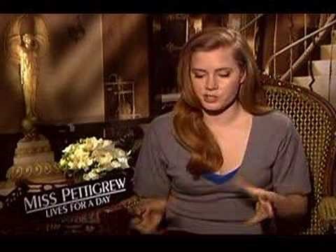Amy Adams interview for Miss Pettigrew Lives for a Day
