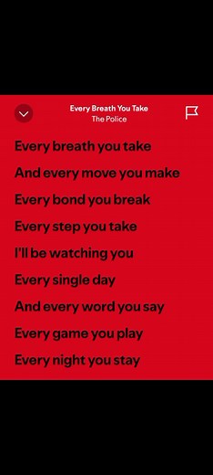 Every Breath You Take Lyrics - The Police