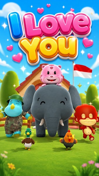 We're a happy family! - I Love You - Nursery Rhymes and Kids Song
