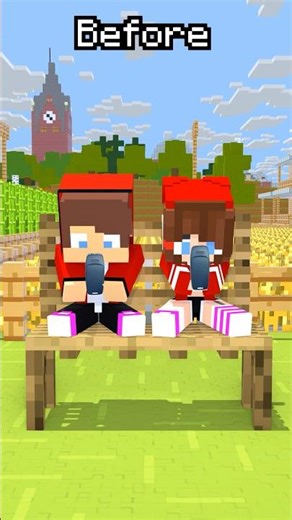 Jj Nokie Then Vs Iphone Now - Minecraft Animation