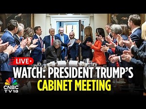 WATCH LIVE: President Trump Participates in Cabinet Meeting from the White House | US Politics |N18G