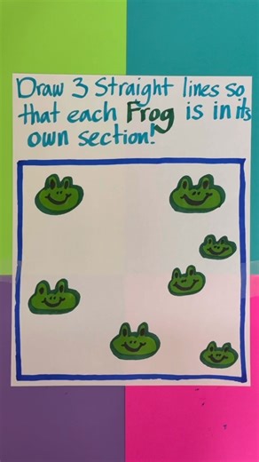 Draw 3 straight lines | At Home with Jennie and Nick