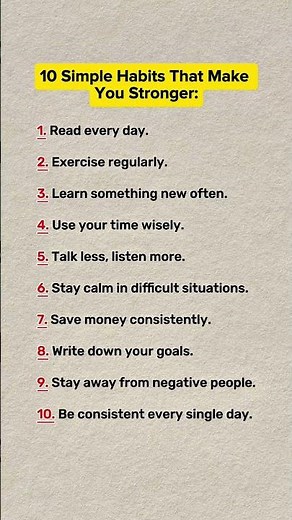10 Powerful Daily Habits That Will Change Your Life Forever (Start Today!)