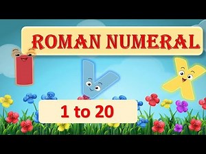 Roman Numerals for Kids | From I to 10|Fun and Easy Roman Numbers for Kids