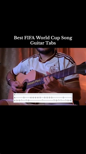 Wavin Flag Guitar Tabs | Best FIFA World Cup Song | RitishG Plays