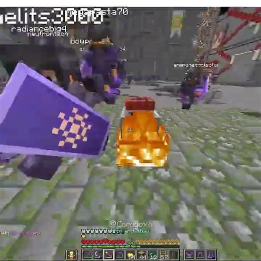 Theo vs the netherite army💀