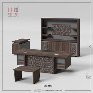 [Hot Item] High Quality Modern Simple Modular Wooden Business Fashion Desk Office Furniture Desk Executive Table