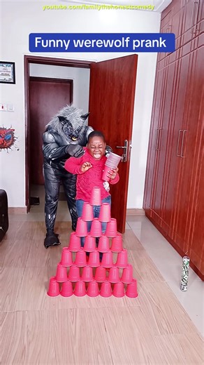 Funny Werewolf Prank on Kids - Hilarious Nerf Gun Game