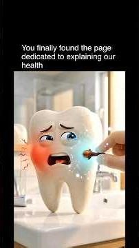 AI Tooth Nightmare: The Tiny Tenant Attack! 😭🪱 #ai #funny #educational