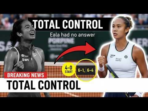 Total Control Fernandez Crushes Eala 6 1, 6 4 What Went Wrong