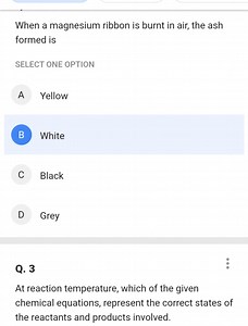 When a magnesium ribbon is burnt in air, the ash formed isSEL... | Filo