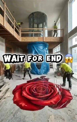 Insane Luxury Floor Transformation 🌹 🐠| Glass Fish Tank Lift + Epoxy Rose Masterpiece#shorts#viral