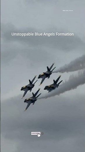 Unstoppable Blue Angels Formation