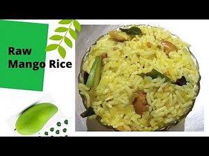 Indian Mango Rice | Raw Mango Recipe | Mangai Sadam by leaf food