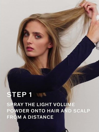 How To Use - Volume Powder