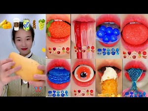 Mukbang Meets ASMR Satisfying Eating Challenge with Crunchy & Chewy Foods