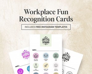Employee Recognition Card | Team Shout Out Template | Coworker Appreciation Gift Workplace Competition | Compliment Card | Shout Out Cards - Etsy