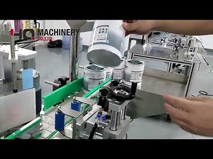 automated tin labelling machine #manufacturer #labelapplicator #fyp