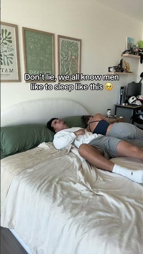 Cuddling and spooning with my boyfriend be like 😂 #couple #couplecomedy