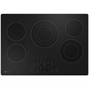 GE Profile ADA 30" Black Built-In Touch Control Electric Cooktop - PEP9030DTBB