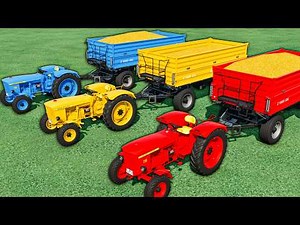 WORK OF CORN - Mini Tractor vs GIANT Harvester - Farming Simulator 22 Gameplay - FS22