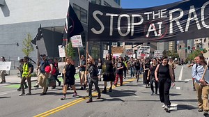 Wonder what the scaling law is for the size of these protests