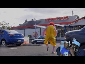 Ronald McDonald Tastes Burger King Reaction