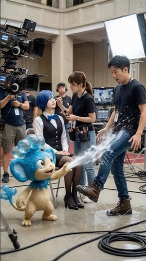 AI実写化したポケモン映画、撮影現場はこうなる｜ジムリーダー｜ポケットモンスターブラック・ホワイト #実写化 #AI #アニメ #ポケモン
