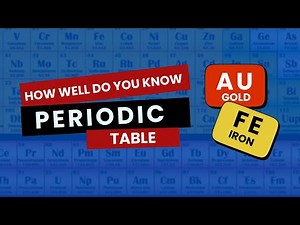 Periodic Table Challenge | Can You Name Them All?