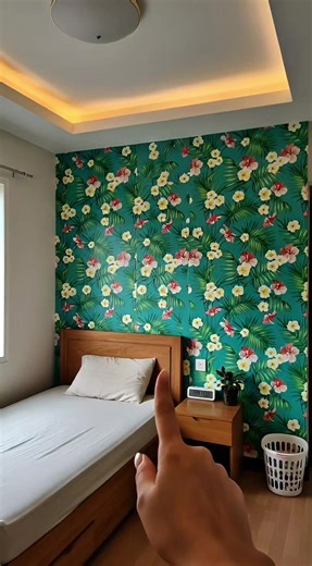 Floral and Leaves Design Wall Stickers