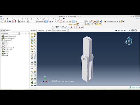 Abaqus Tutorial Videos - How to Rotate the Part in Abaqus 6.14