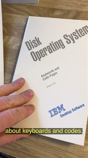 DOS 5.0 on Diskette #oldsoftware #oldtechnology #DOS #operatingsystem #IBM #floppydisk #computer
