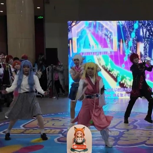 🎤 Live Anime Energy! Cosplayers Dancing in Style 🎶 #cosplay #anime #dance #jpop #コスプレ #角色扮演