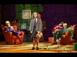 Naughty with Milly Shapiro as Matilda in the Matilda the musical 2014