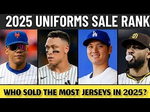 [MLB] LATEST UPDATES | Which MLB player sold the most jerseys in 2025? ⚾🔥
