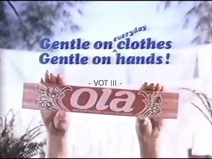 Ola Laundry Bar 30's - 1987, Philippines