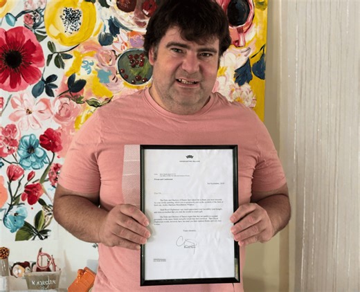 Zac's Art Receives a Royal Seal of Approval | Autism WA
