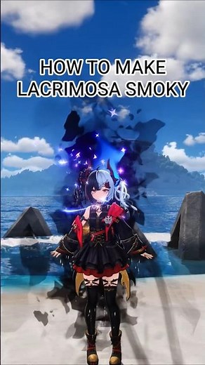 HOW TO MAKE LACRIMOSA SMOKY😲 | NEVERNESS TO EVERNESS