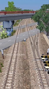 persilangan kereta api di dunia khayal | Puji Krc