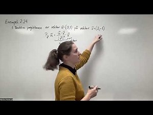 Example 2.24 - part 1- Projection formula