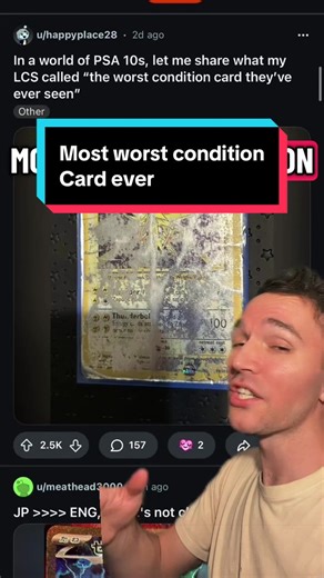 Most worst condition card ever #pokemontcg #pokemoncards #pokemon | Pokemon Cards