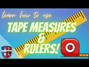 Learn how to measure using a ruler or tape measure