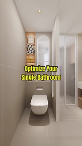 10K views · 187 reactions | There is only one bathroom at home, so we’re creating a three-part separation to avoid any disturbance.#bathroom #bathroomdesign #homedecor #interiordesign #homerenovation | Homecraft Designer | Facebook