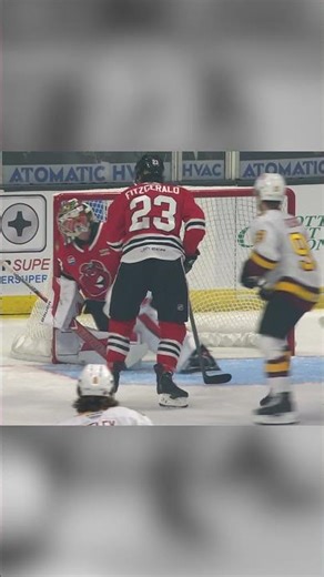Bradly Nadeau HITS THE MICHIGAN vs. Rockford Icehogs!