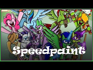 My little Ninja Turtle (Poster) [Speedpaint]